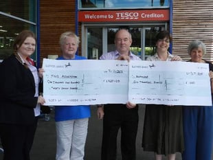 Ross raised £2,927 for local charities