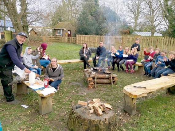 ‘Carving Community’ thanked at Brampford Speke School