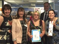 Crediton company, Graphic plc, wins charity challenge