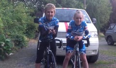 Grandmother and granddaughter in John O’Groats to Lands End cycle for charity