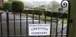 Letter: Grave ornaments damaged at Crediton Cemetery had me in tears

