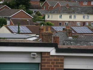 Mid Devon has second highest proportion of homes with solar PV in the entire country