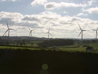 Children from North Tawton Primary School enjoy visit to wind farm