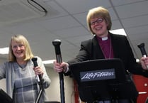 Bishop of Crediton, Sarah Mullally, visits Westbank Community Health and Care