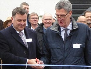 MP supports opening of new affordable housing scheme in Upton Pyne, near Crediton