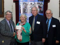 QE School presented with £1,000 cheque from Mason's WAKE Fund