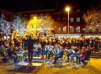 Carol Sing in Crediton Town Square will be on December 21
