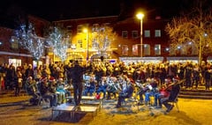 Carol Sing in Crediton Town Square will be on December 21