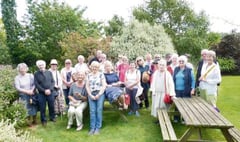 Cheriton Fitzpaine Garden Club members visit beautiful High Garden at Kenton