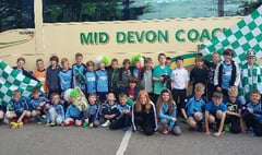 Crediton Youth footballers enjoyed Plymouth Argyle game