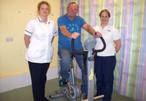 Crediton Hospital receives new rehab bicycle thanks to League of Friends
