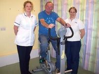 Crediton Hospital receives new rehab bicycle thanks to League of Friends