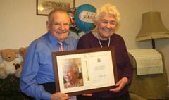 A diamond day for Crediton couple Cyril and Hazel May