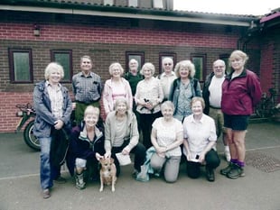 Crediton walk for Walk and Talk group