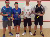 Chris and Dave took top honours in Okehampton Squash Club Open Handicap