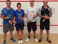 Chris and Dave took top honours in Okehampton Squash Club Open Handicap