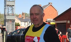 Crediton firefighter Les to run Edinburgh marathon in aid of children's cancer charity