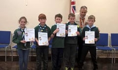 Dolton and Winkleigh Cubs achieve Chief Scout’s Silver awards