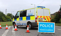 A377 closed near Crediton between Morchard Road and Lapford due to road accident