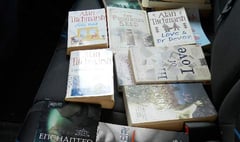 Do you know why books were left at the roadside?