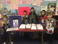 First Crediton Scouts Christmas post service made £171