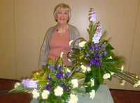 Crediton Flower Club members delight at ‘Living Art’ arrangements