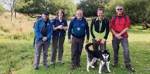 West Devon Mayor, Mike Davies leads the way for charity