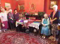 Coldridge Knit and Knatter group exhibit labours of last 12 months