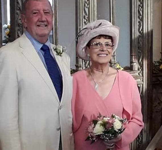 Golden wedding for popular couple from Lapford near Crediton
