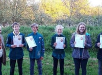 Gold awards for 5 Sandford Scouts