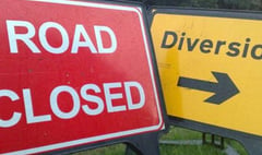 Road closure at Sandford for patching work