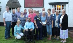 Quizzers from Coleford near Crediton raise £1,360 for Marie Curie
