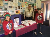 First Crediton Scouts Christmas post service made £196