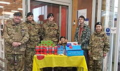 Crediton Army Cadets help the Poppy Appeal