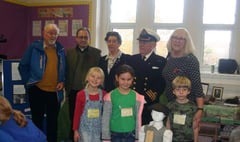 Yeoford School children stage museum display about World War Two