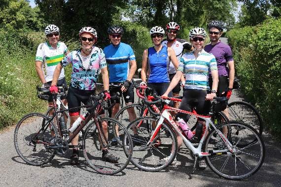 1,500 cyclists passed through Crediton area on charity ride