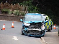 A377 partially-closed at Crediton