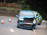 A377 partially-closed at Crediton