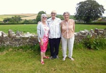 Crediton Flower Club members enjoyed Sampford Courtenay anniversary talk
