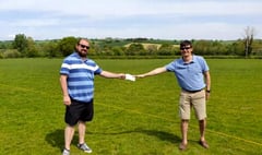 Freemasons pitch in to support Burston Recreation Group at Bow