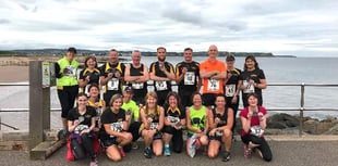 Crediton runners enjoyed taking part in Coastal Dash at Dawlish Warren