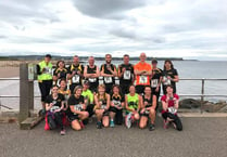Crediton runners enjoyed taking part in Coastal Dash at Dawlish Warren