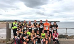 Crediton runners enjoyed taking part in Coastal Dash at Dawlish Warren