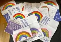 Three Crediton community organisations spreading cheer!