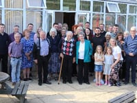 Diamond wedding anniversary for Freda and Frank of Copplestone