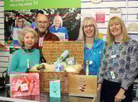 Crediton couple thrilled with Hospiscare hamper win