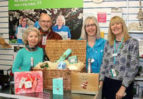 Crediton couple thrilled with Hospiscare hamper win