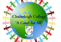 Chulmleigh College pupils perform a Christmas song to raise funds for The Teenage Cancer Trust