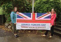 Crediton Town Council shows support for Armed Forces Week