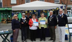 Crediton Lions support LCIF day